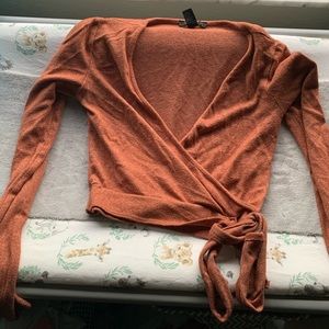 Forever 21 wrap crop top